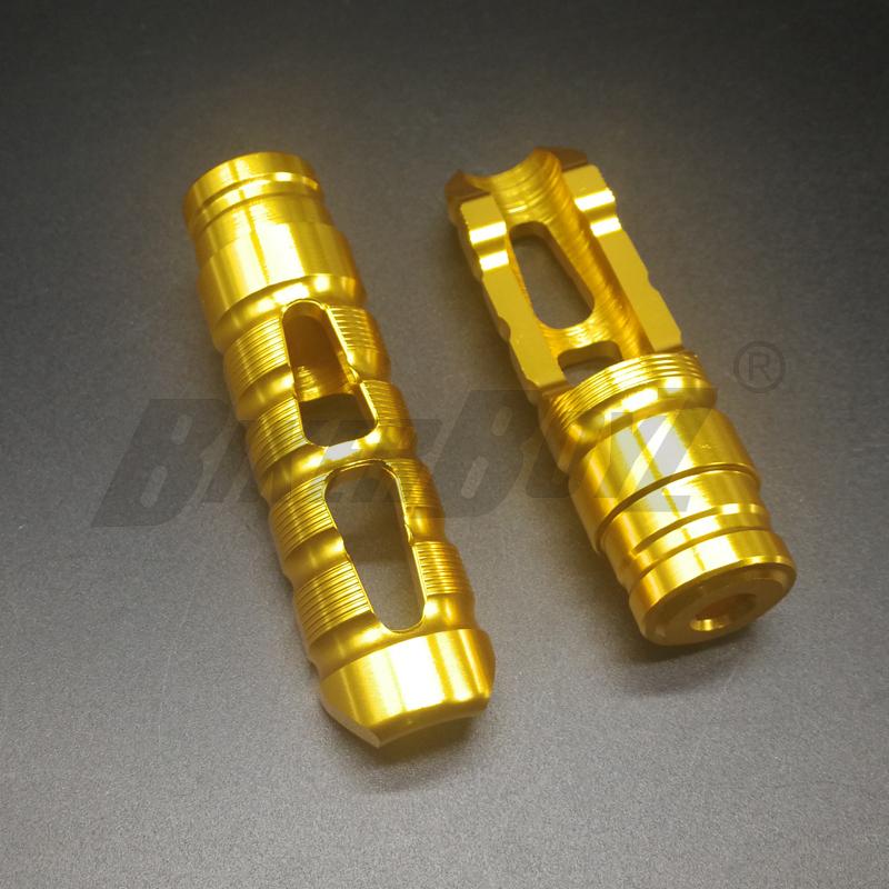 Universal CNC Aluminium Motorrad Fußstützen Fußrasten Pedale Hinten Set Racing Motor Für KTM Suzuki Honda Yamaha Ducati BMW