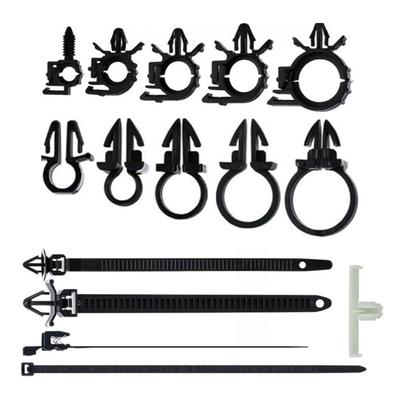 Nylon Cable Ties Set Feature Easy Push In Clip and Side Mount Design for Efficient Space Utilization In Various Applications