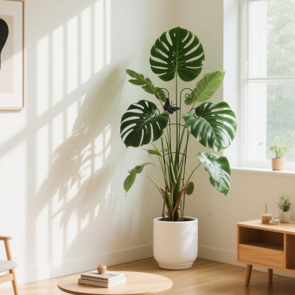 Trellis for Climbing Plants All-Weather Pole Plant Support Metal Trellis for Vegetables Bonsai Tomato Pepper Orchid Ivy Flowers