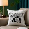 Classic F-Friends Tv Show Pillow Case Custom Printed Brushed Fleece Pillow, Baby Skin-Touch, Eco-Friendly Dye-Sublimation Cushio
