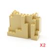Kit de construction de panneau rocheux MOC: Briques de Pierre Créatives Montagne & Colline pour Rocaille de Jardin DIY ou Décor de Rue Urbaine