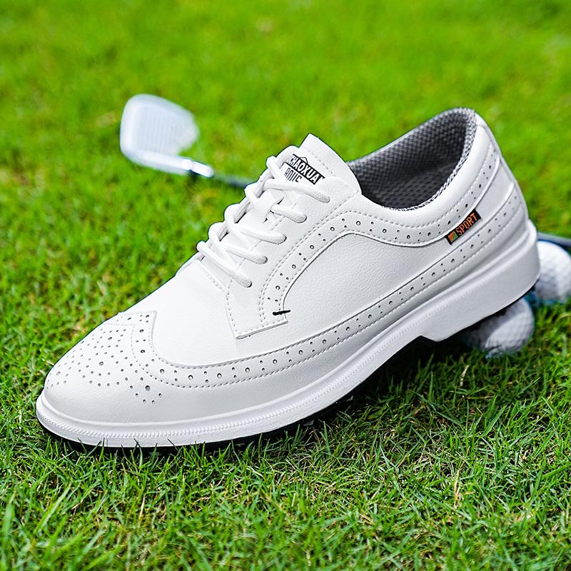 Velikost 39-47 Pánské golfové boty Pohodlná obuv pro golfisty Módní městské ležérní tenisky Protiskluzové venkovní sportovní trenéry na golf