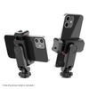 ST-06S 360 ° Adjustable Double Head Cold Boots Hot Boots Mobile Phone Clip. SLR, Mirrorless Camera and Mobile Phone Fixed Bracke