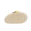 Shell Pleated Dinner Bag Pearl Hand Bag Versatile Fashion Silk Evening Dress Cheongsam Bag Light Luxury