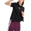 Fila Originálne Pohodlné Pletené Krátkorukávové Tričko Dámske Vrchné Oblečenie Čierne F11W519103F-BK