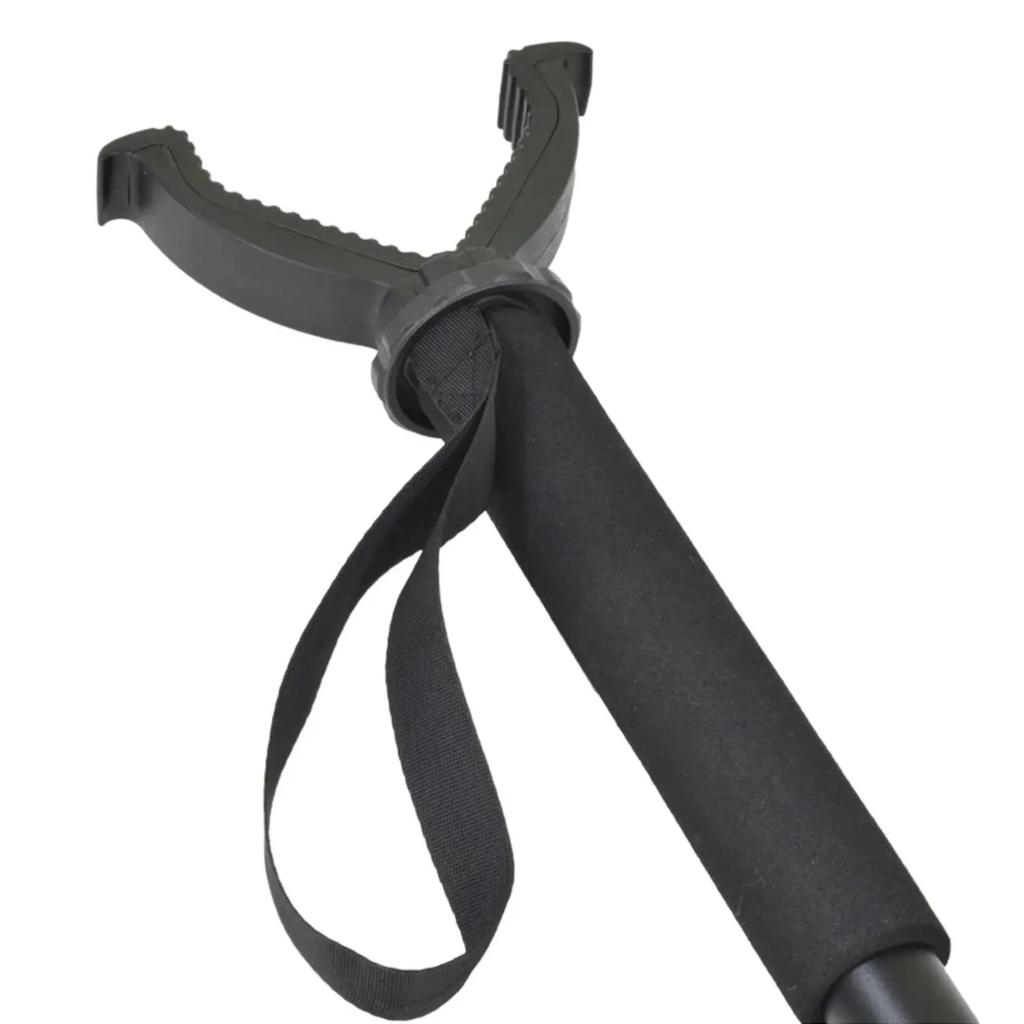 Tactical Heavy Duty V Yoke Shooting Rack Gun Rest Rifle Holder Top Mount 1/4 Thread Attachment for Hunting Tripod Bipod Monopod