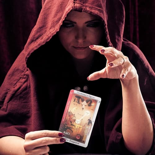 LUAMY New Tarot Card Oracle Deck Mysterious Divination 78 Cat Tarot Deck Board Game Cards Tarot Magical Compatible Board Game