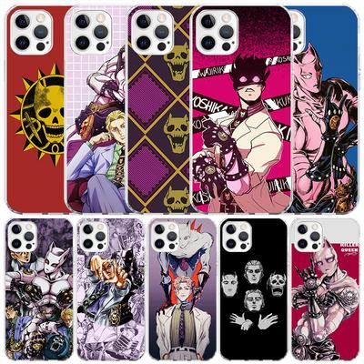 JoJo Adventure Killer Queen Phone Case For IPhone 16 17 Air 16E 15 14 Plus 13 Mini 12 11 Pro Max 7 8 + SE 2020 Soft TPU Back Cov