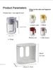 Multi Functional Sealed Seasoning Jar Kitchen and Household Quantitative Storage Box Seasoning Bottle 2-in-1 Glass Seasoning Jar