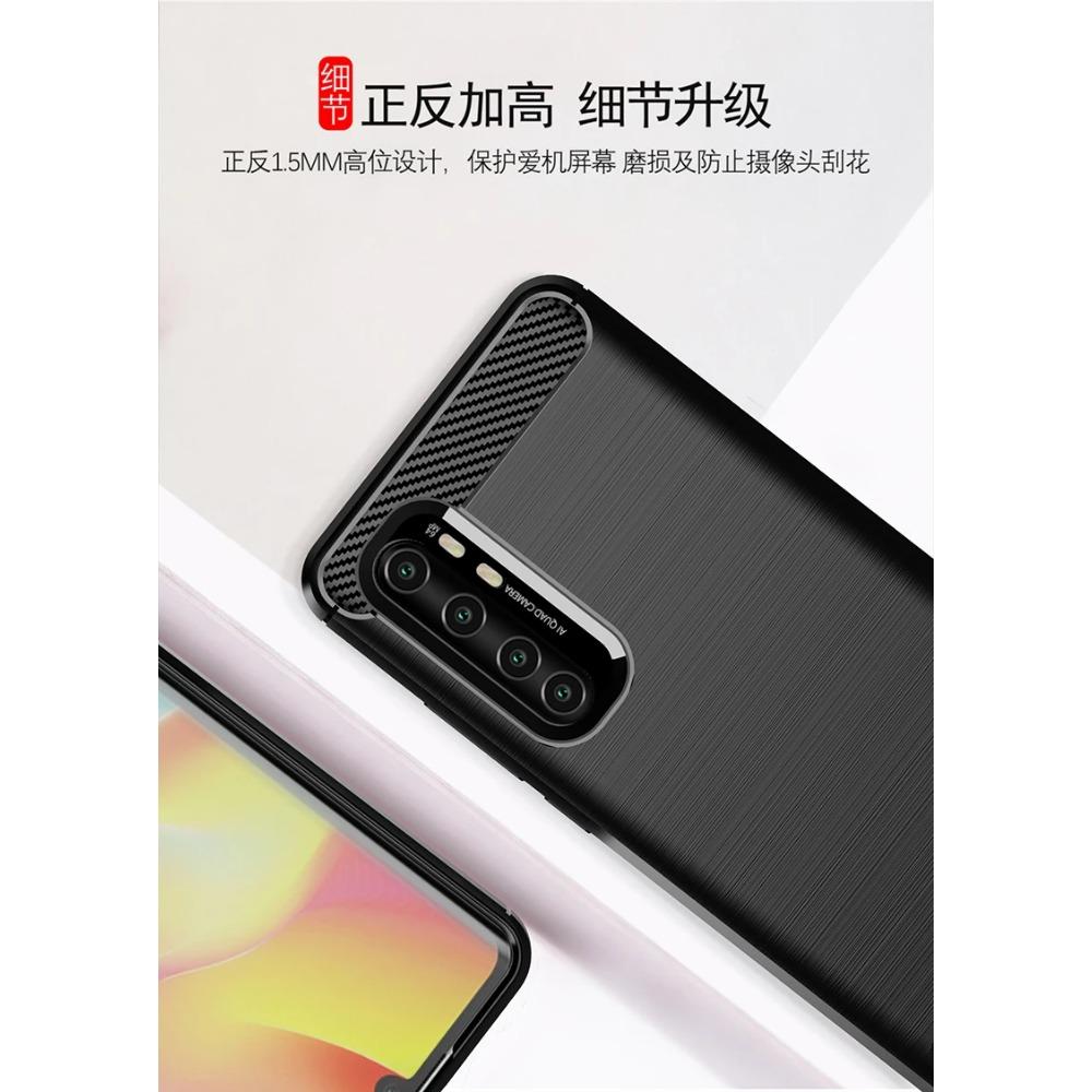 For Xiaomi Mi Note 10 Lite Case Rubber Bumper Carbon Fiber Cover For Xiaomi Mi Note 10 Lite Phone Case For Mi Note 10 Lite Case