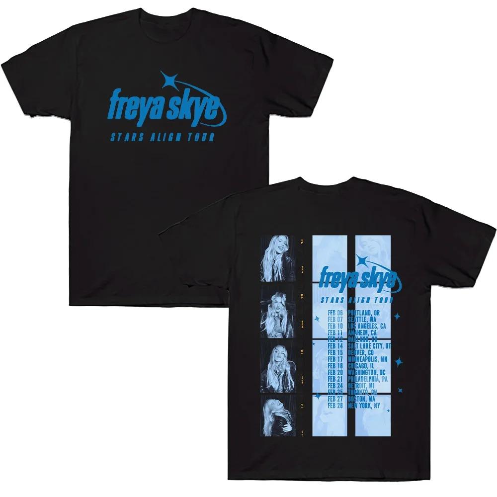 

Freya Skye Stars Align 2026 Summer Tour Concert Tee Unisex HighQuality 100 Cotton Soft Graphic UK Pop Singer Merch S
