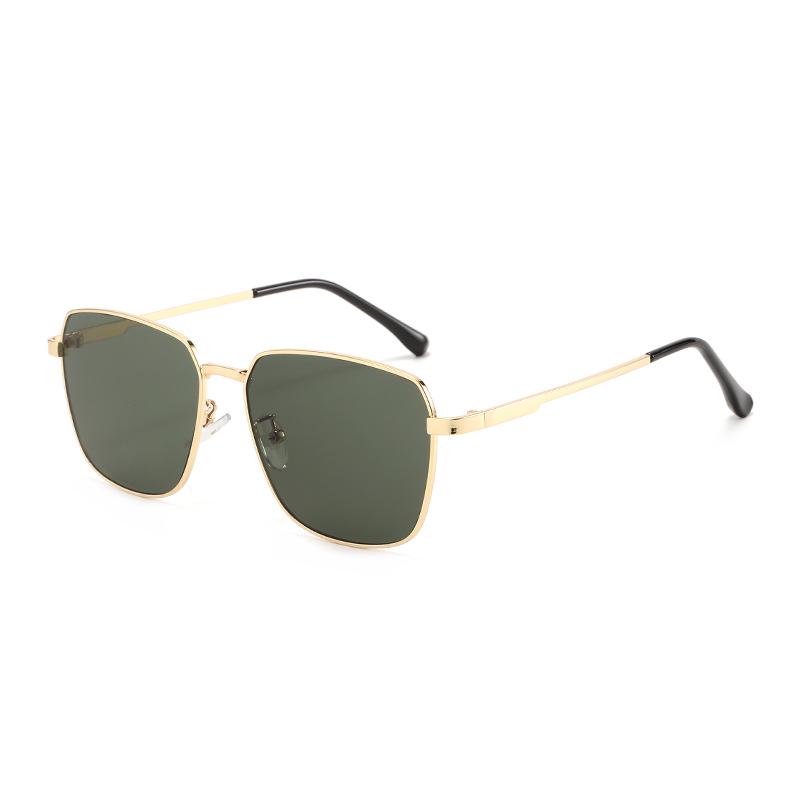 Men's Retro Large Frame Anti-UV Sunglasses for Driving
