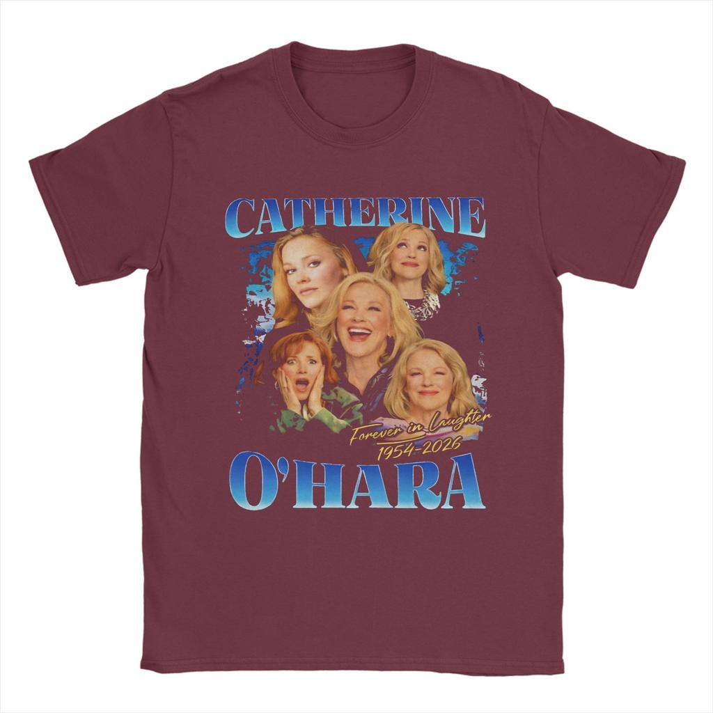 Vintage Catherine Ohara T Shirt Beach Novelty TShirts Adult 100 Cotton Breathable Plus Size 5XL Top Tees ShortSleeved Tshirt