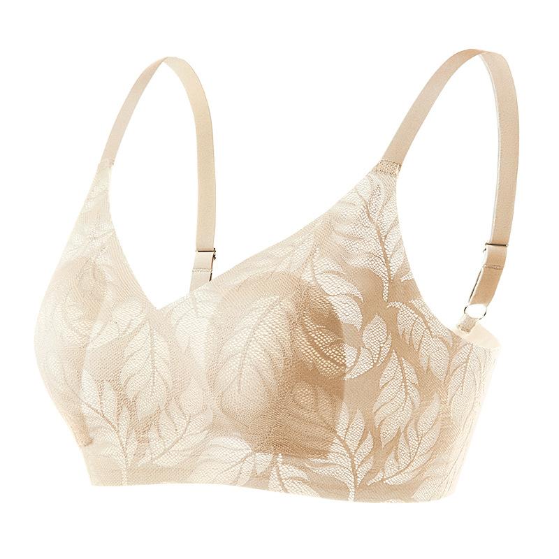 French Underwear Rabbit Ears Lace Thin Bra Anti-Sagging Bra Women Gathering