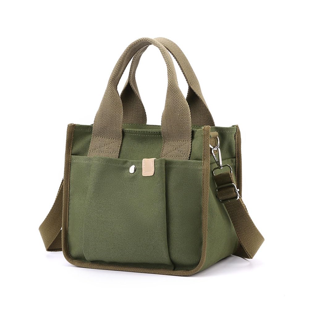 

Сумка-тоут с маленькой сумкой-тоут, мини-тоут, на плечо, большая, для ланча, бэнто, через плечо, ручная, для прогулок, для мелочей, на молнии, сумка, женская, легкая, сумка, милая, зелёный