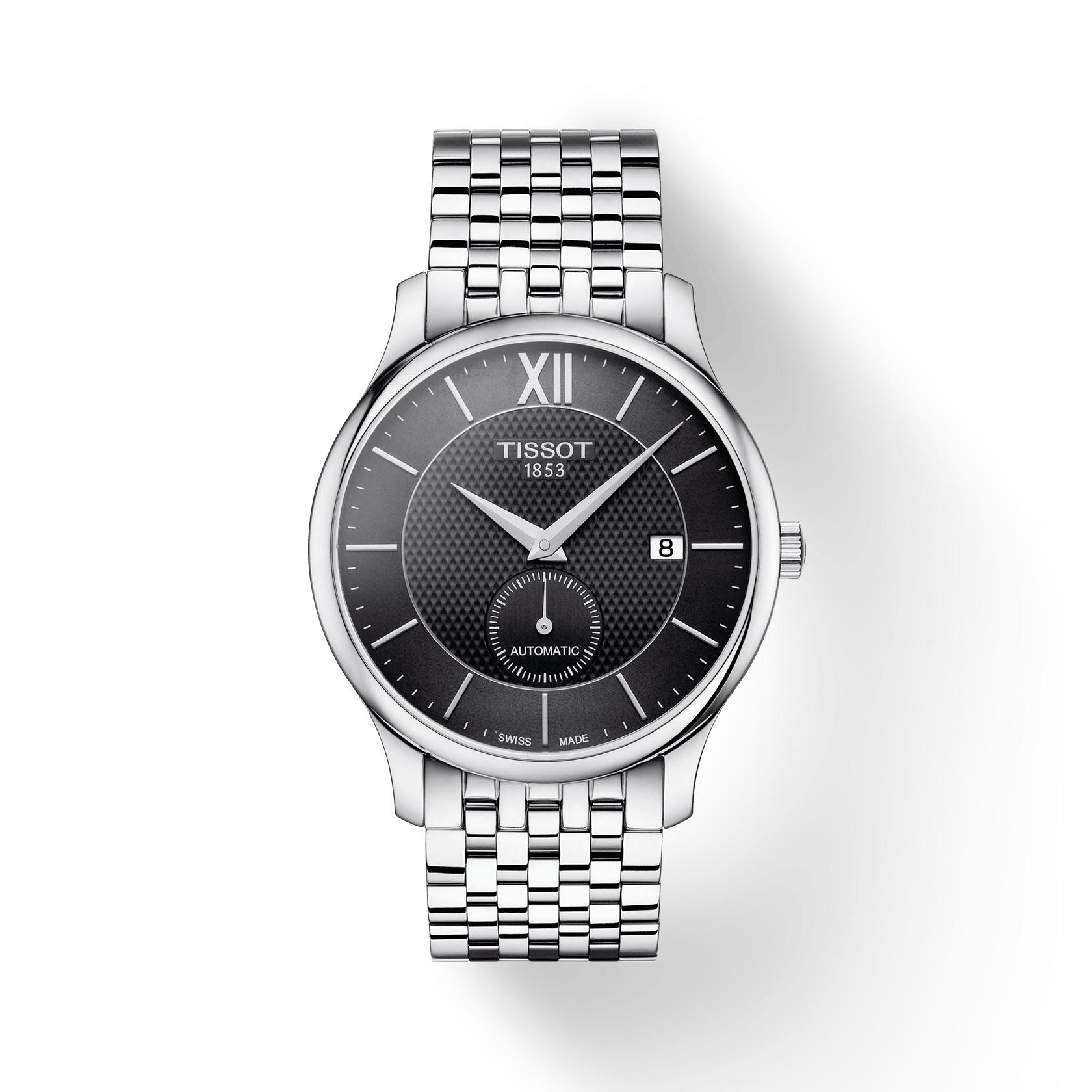 Tissot Stainless Steel black Dial Men s Fashion Watch T063.428.11.058.00 чёрный