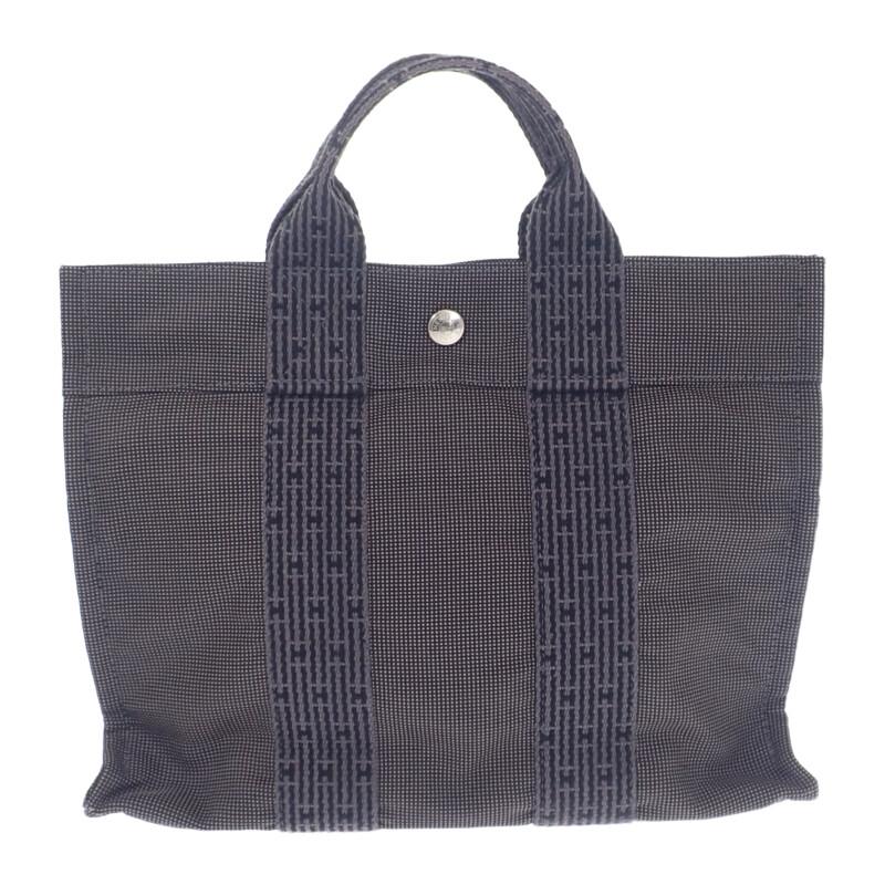 HERMES  101056M  Tote Bag Gray Canvas Women