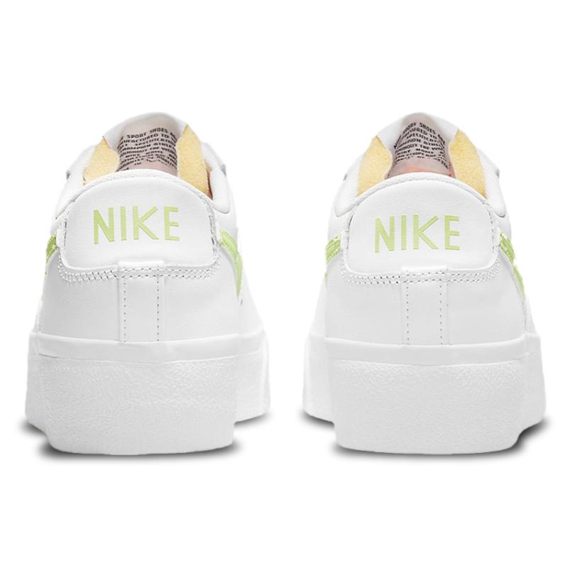 Nike Blazer Low Platform Lemon Twist Women's Sneakers Skateboard Shoes DJ0292-102