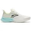 Anta Mesh Versatile Wear-Resistant Shockproof Low-Top Running Shoes Women Sneaker White Green 922335501-5