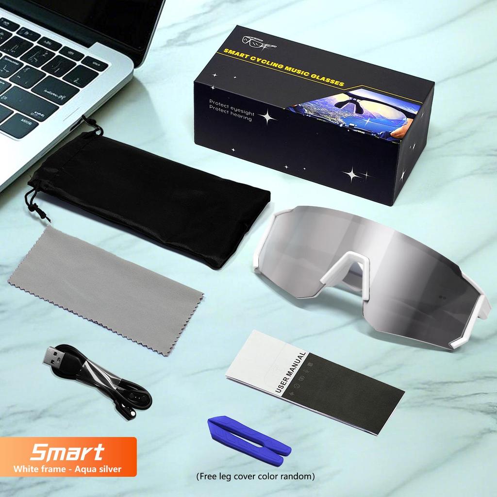 Bluetooth Cycling Sunglasses: UV Protection, Music & Calls, Color-Changing