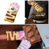 1 STÜCK süße Ofenhandschuhe mit Katzenpfoten, Katzenkrallen-Backofenhandschuhe, Verbrühungsschutz, Mikrowellen-Hitzebeständige Isolierung, rutschfeste Katzenpfoten-Handschuhe