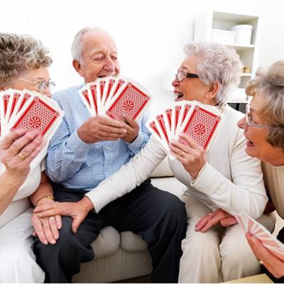 Obří sada hracích karet – 54 karet pro pokerové hry velkého rozsahu, 4x větší než standardní balíčky, potřeby pro párty