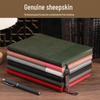 Retro A5 Lined Sheepskin Notebook with Custom Logo – High-End Corporate Office Notebook