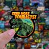 Non-Toxic 50/75Pcs/Pack Jurassic Park Dinosaur Animals Graffiti Stickers For Furniture Diy Chair Toy Car Trunk Computer Motorcycle