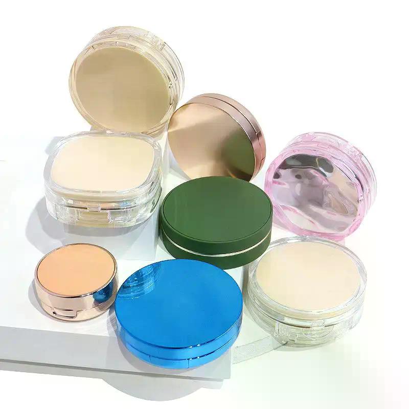Portable Air Cushion Box With Puff With Mirror Compact Foundation Case BB Cream Container Makeup Tools DIY