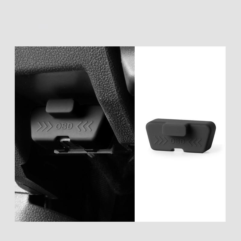 OBD2 Car Port Cover Waterproof Silicone Anti Rust Device Protector for Vehicle Diagnostic Tool Plug Onboard Protection чёрный