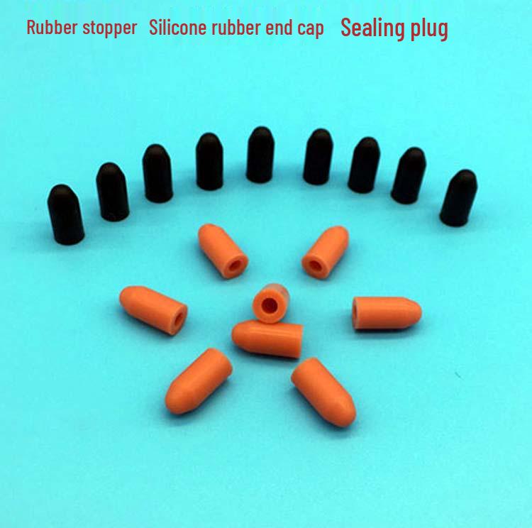 Syringe Rubber Stopper with Glass Needle Tube Cap