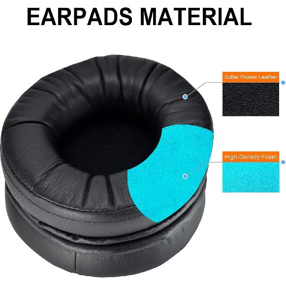 K240 Ear Pads Defean Replacement Ear Cushion Earpads Pillow Cover Compatible with AKG K240 K550 K551 K553 K241 K241 K272 Headset,Softer
