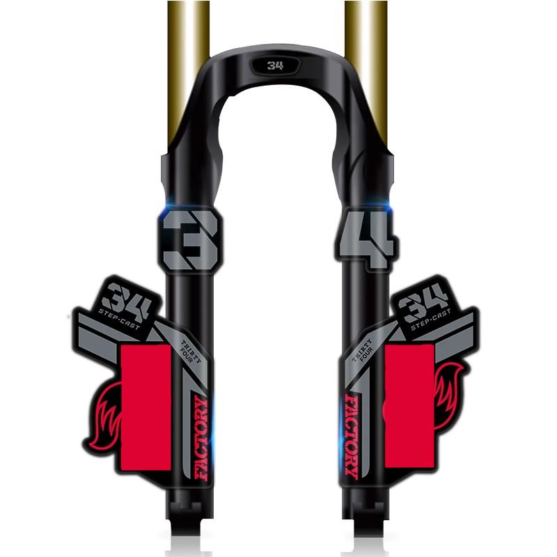 2021 FLOAT 38 DH Mountain Bike Fork Stickers MTB Speed Down Mountain 38 Latest Front Fork Decals