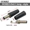 10PCS DC Connectors 5.5x2.1mm 3.5x1.3mm DC Power Plug Male Female Jack Socket Panel Mount DC Power Adapter Connector 5.5*2.1