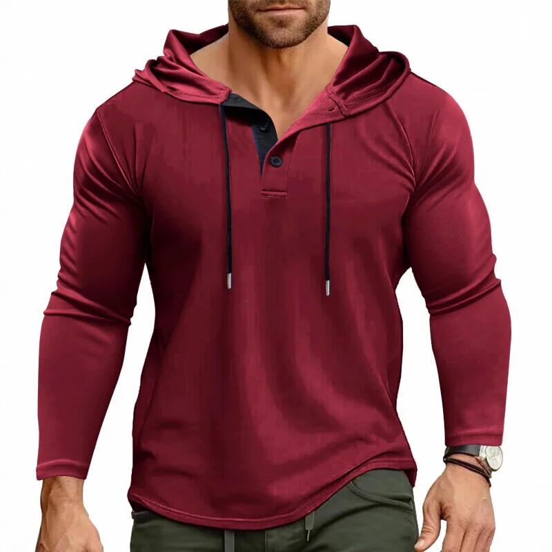 Men's Hooded Sweatshirts Fashion Casual Sports Loose Tees
