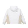 MALBON GOLF Women'S Woven-Like Jersey Softshell Hooded Anorak White (Woman)