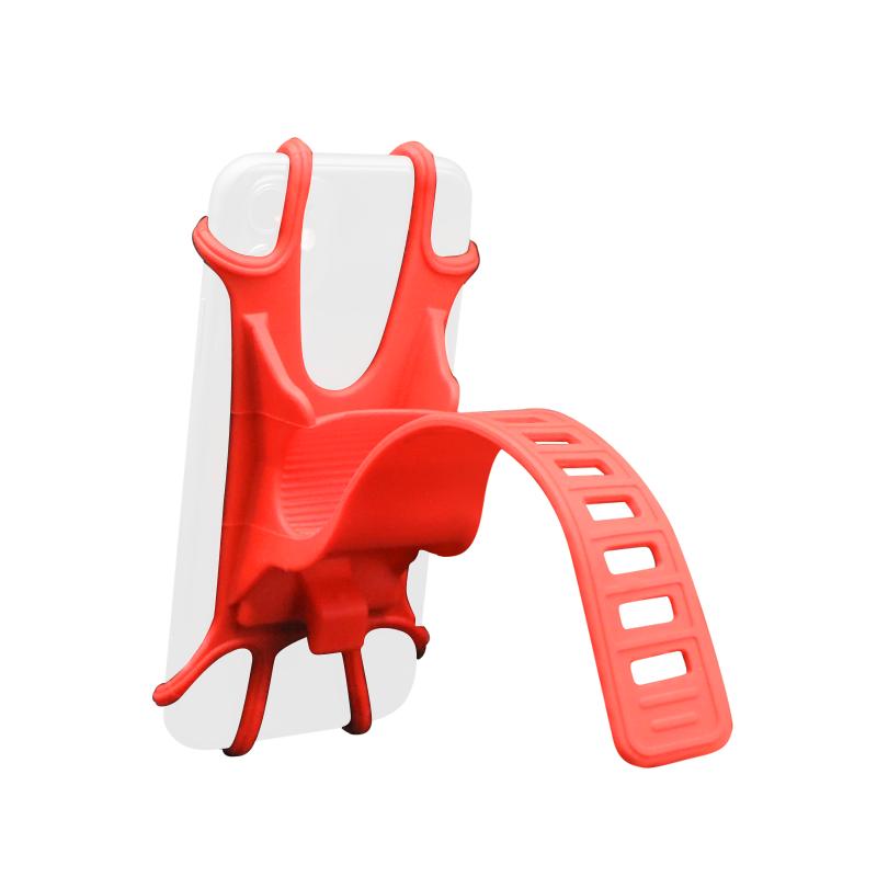 Silicone Bike Phone Holder Bicycle Motorcycle Stand Anti-drop Cycling Mobile GPS Bracket For iPhone 12 11 Huawei Xiaomi Redmi