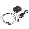Digital Coaxial Toslink To Analog RCA L/R Adapter Black Optical Coax Toslink RCA Audio Adapter Audio Converter Adapter