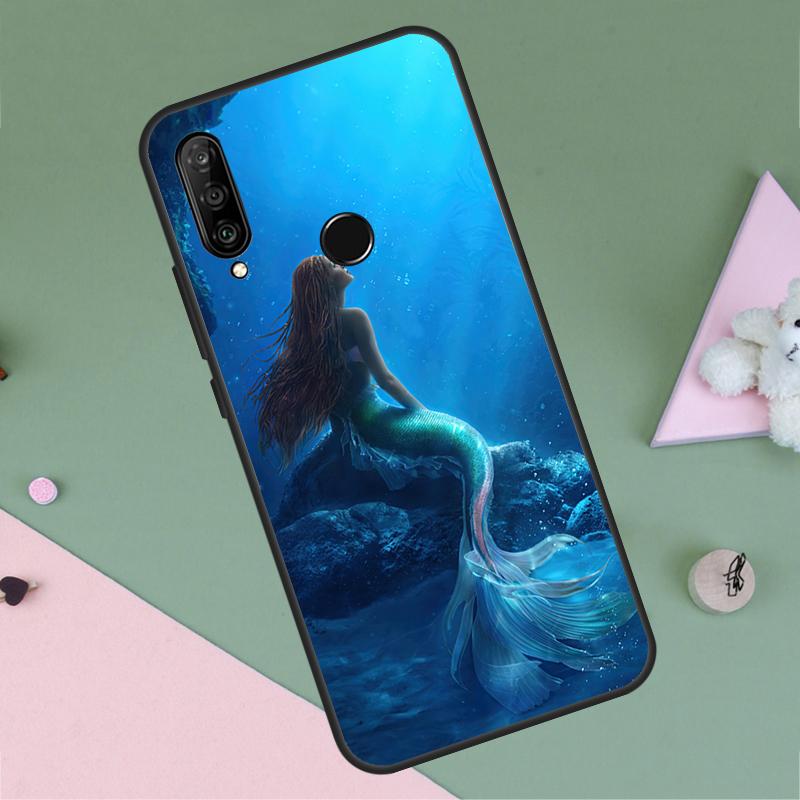 Mermaid For Huawei Nova 9 10 SE Y91 Y61 Y90 Y70 Y60 Y72 12s 12i 11i 7i 8i P60 Pro P30 P40 Lite Case