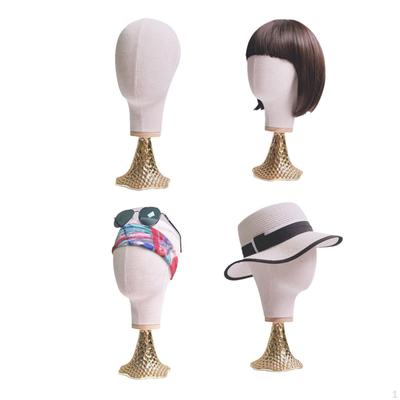 21 Zoll Schaufensterpuppenkopf Modell Kappenständer Hutständer Multifunktional 39cm Hoch Stabile Basis für Brillen,