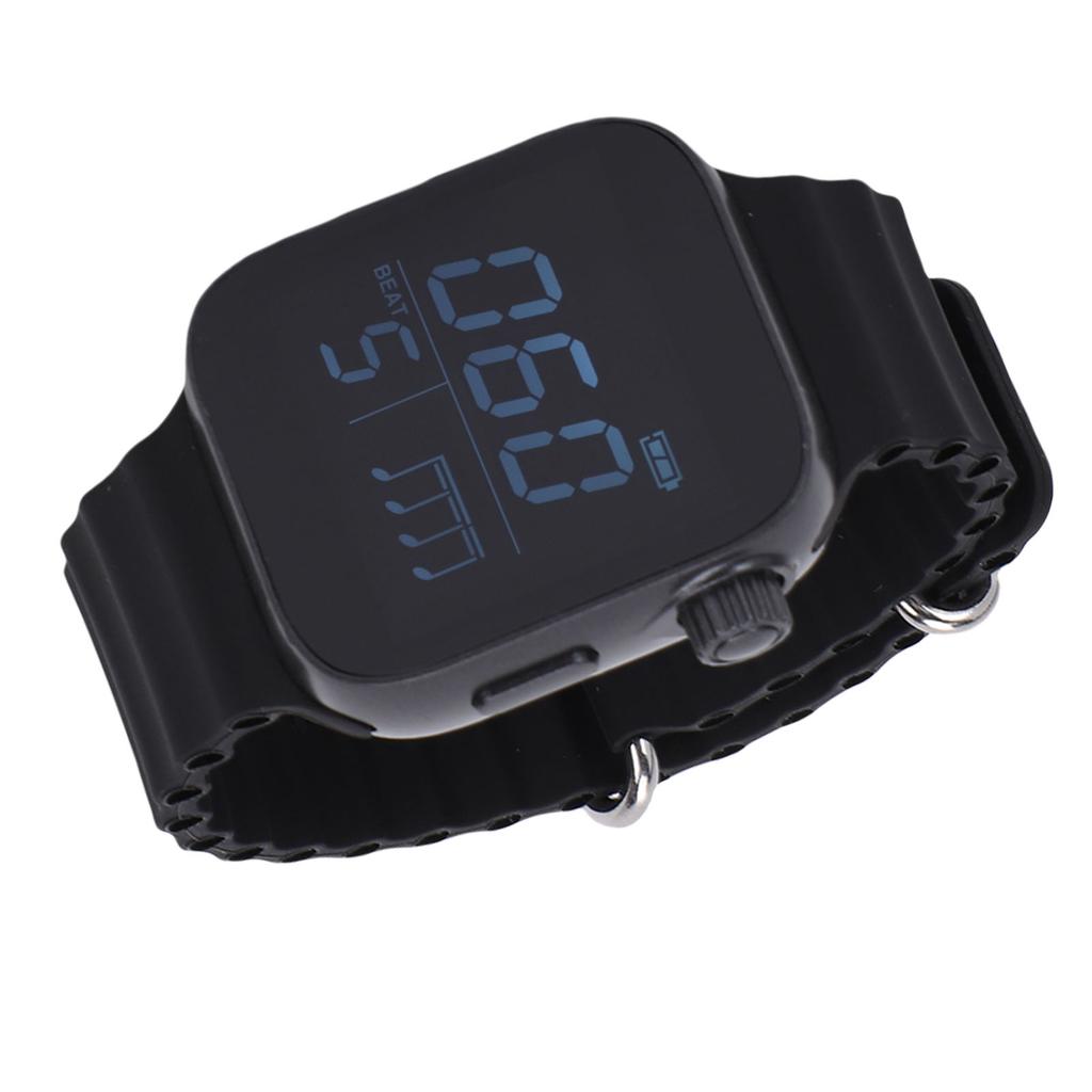Vibrating Metronome Watch   40-240bpm Switchable Sport Mode Electronic Wearable Metronome for Beginners Musicians Exerciser