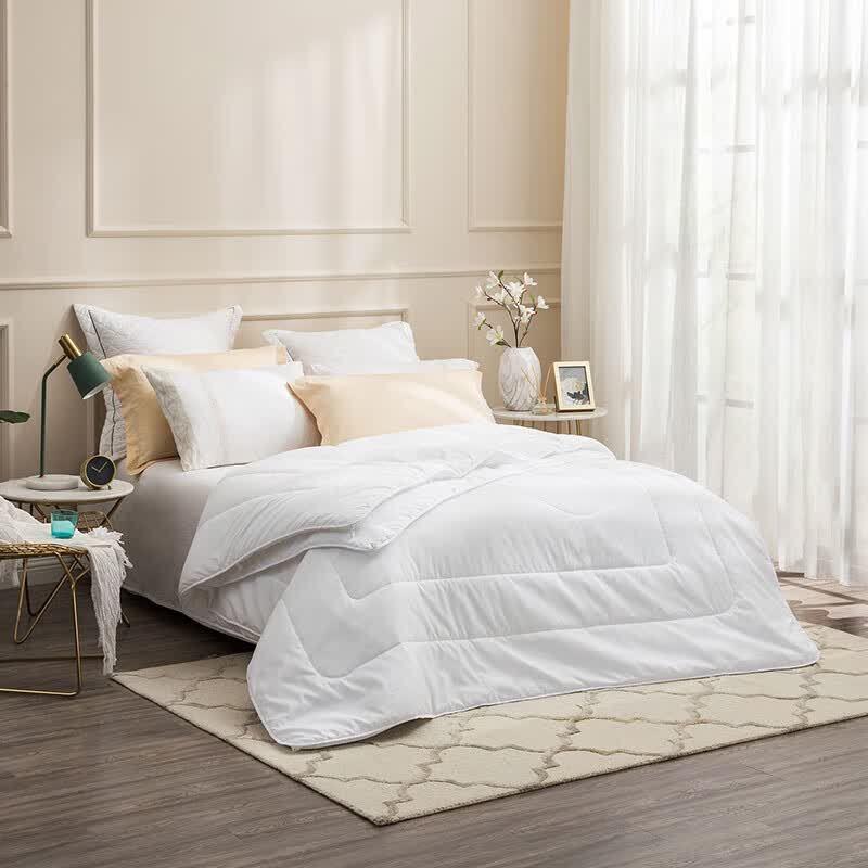 LUOLAI All-Season Tussah Silk Blend Duo Comforter