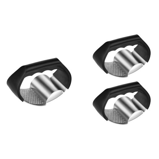 Lis na česnek Nerezový drtič česneku s ergonomickou protiskluzovou rukojetí Kuchyňský snadný nástroj na sekání česneku