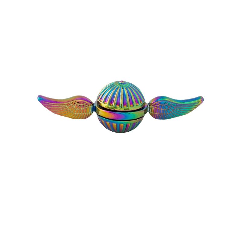 Golden Snitch Fidget Spinner Metal Antistress Hand Fingertip Gyro Rotation Cupid Spinning Top Stress Relief Toys for Kid Adults