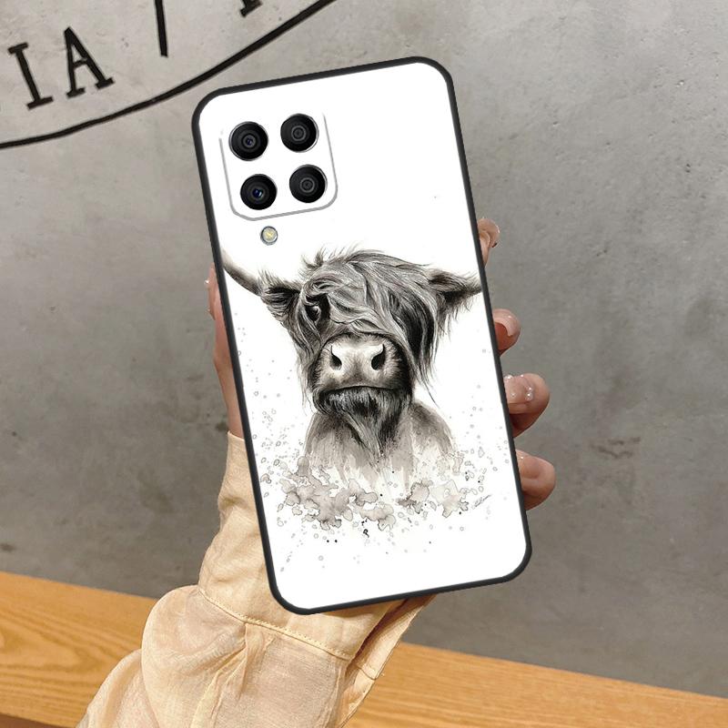

Highland Cow Scottish Art For Samsung Galaxy M06 M16 M13 M14 M33 M12 M32 M52 M31 M55 M15 M11 M21 M35 M53 M34 M54 Case For Samsung M16