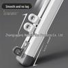 Aluminum Alloy Telescopic Curtain Track Sliding Rail - Top & Side Mount