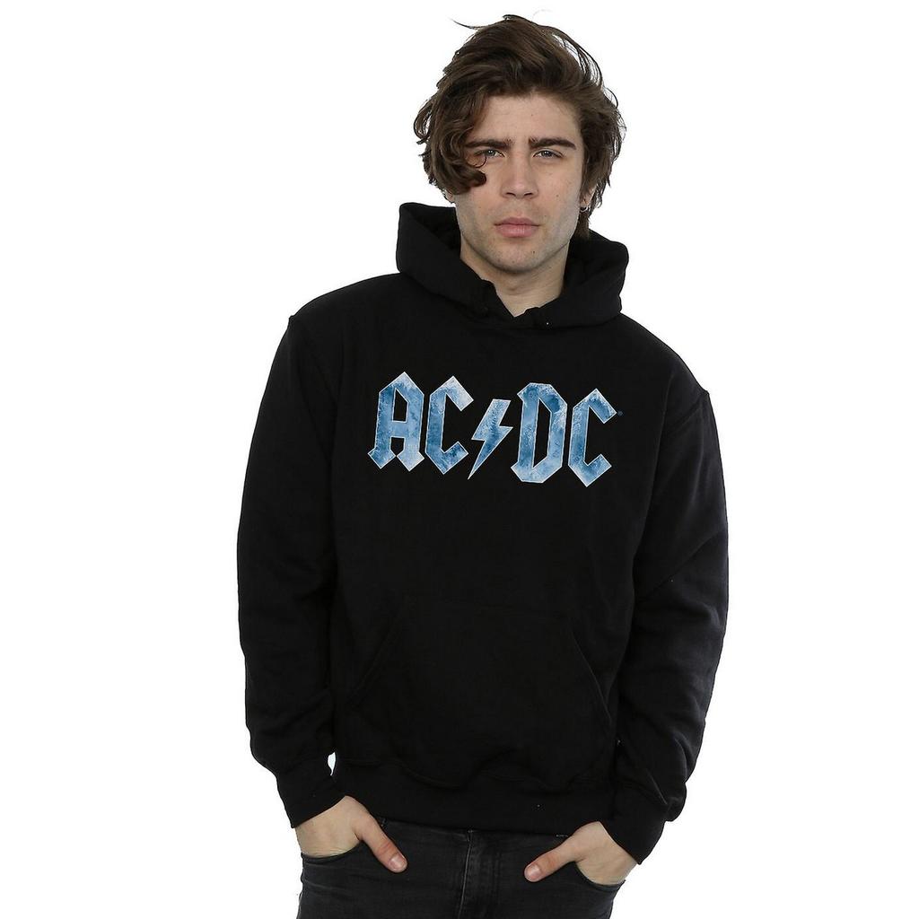 AC/DC Mens Ice Logo Cotton Hoodie