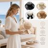 Silk Bow Bucket Hat Multicolor Beach Hat French Sun Visor Hat  Summer Outdoor