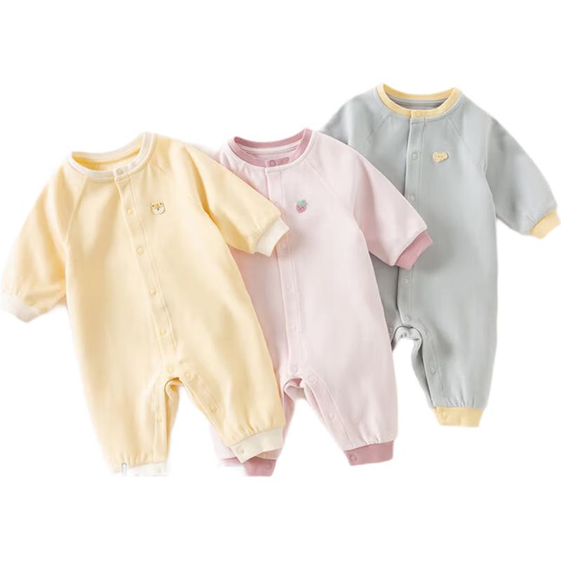 David Bella Unisex Baby Long Sleeve Romper