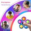 Trending Two-Color Rat Killer Fidget Spinner: Colorful Bubble Pop Finger Spinning Top